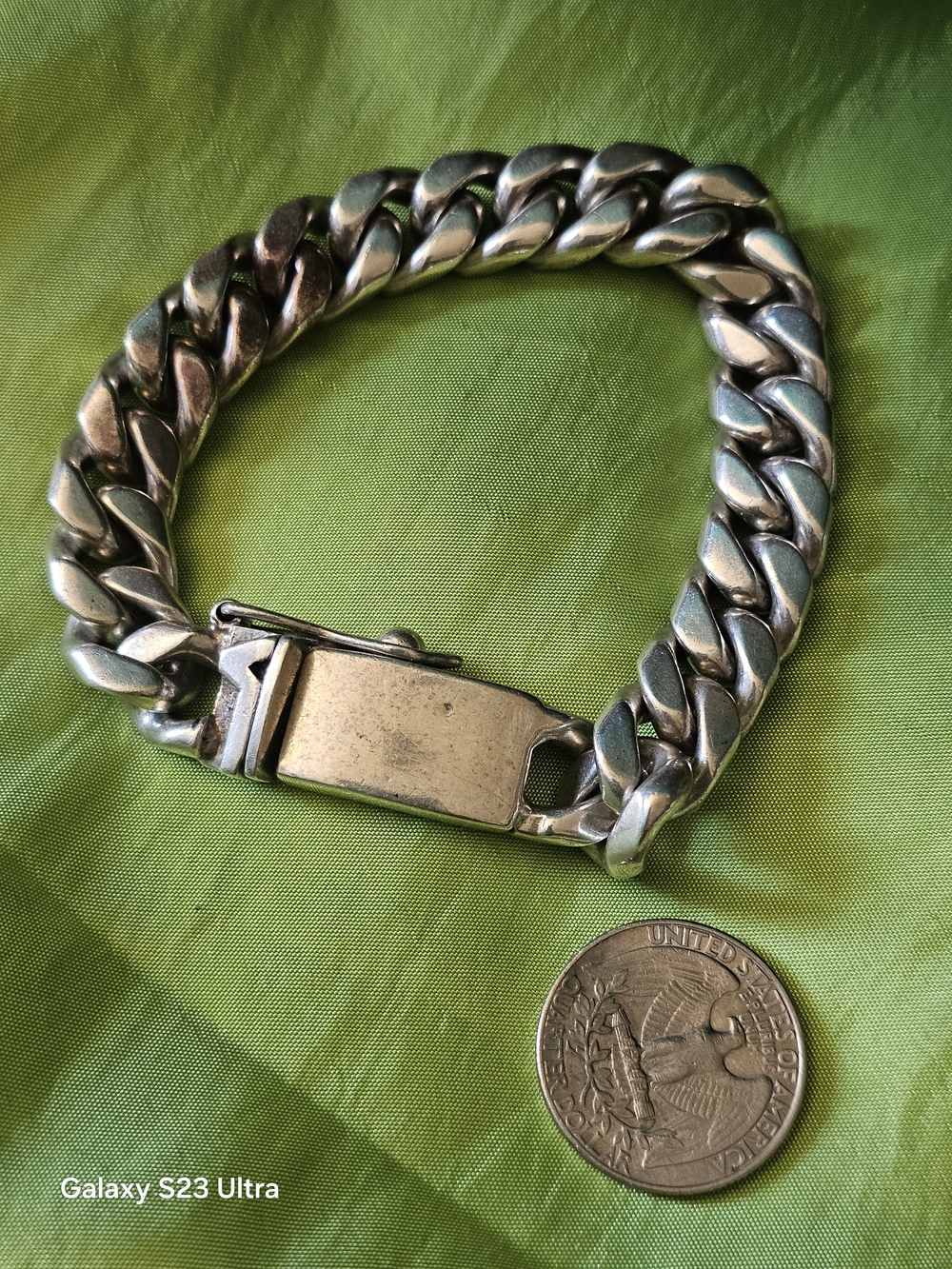Sterling Silver Cuban Link Bracelet - 925
